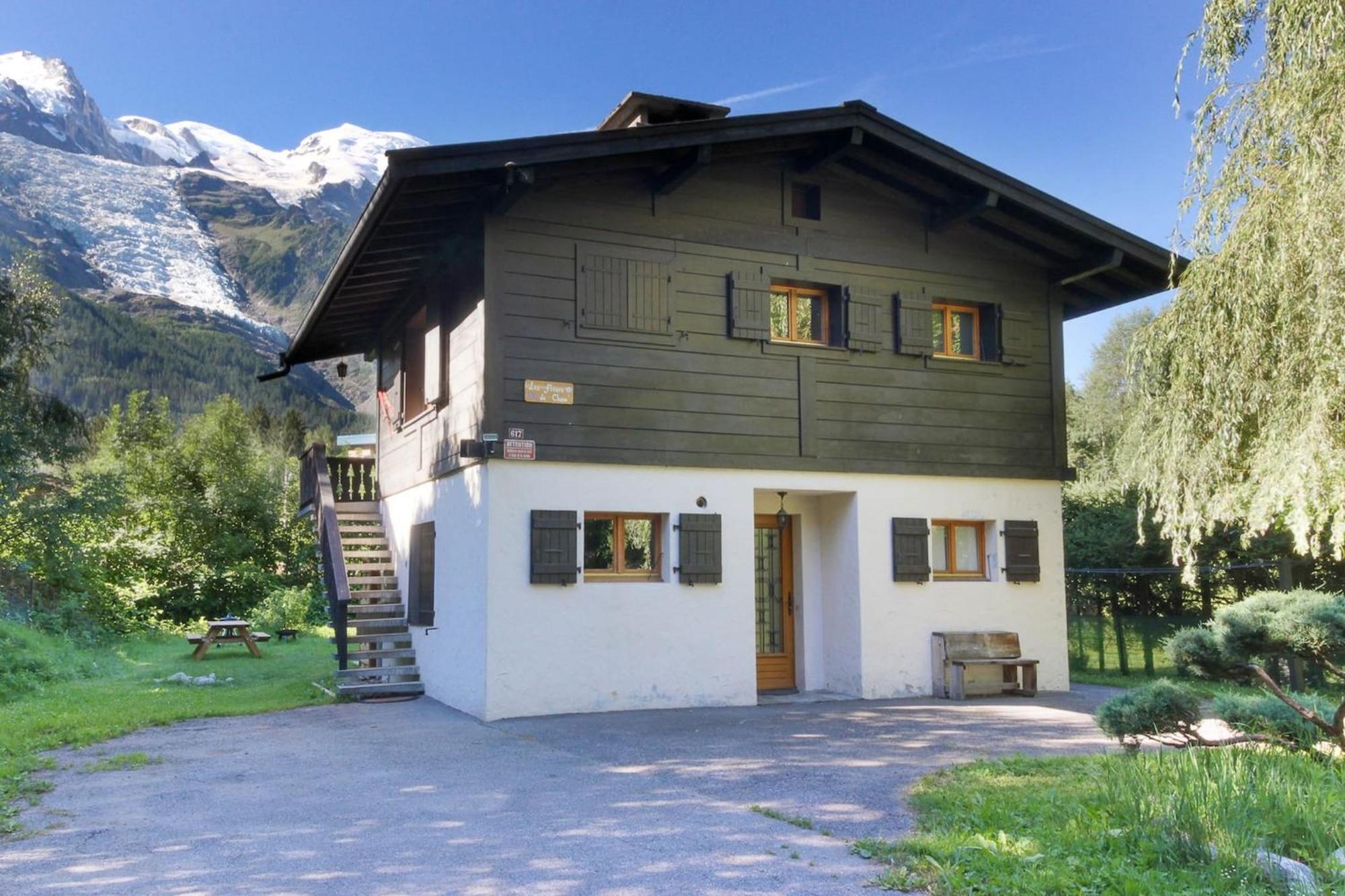 Apartmán Violette De Cham - Jardin Prive - Vue Mont Blanc Chamonix Exteriér fotografie