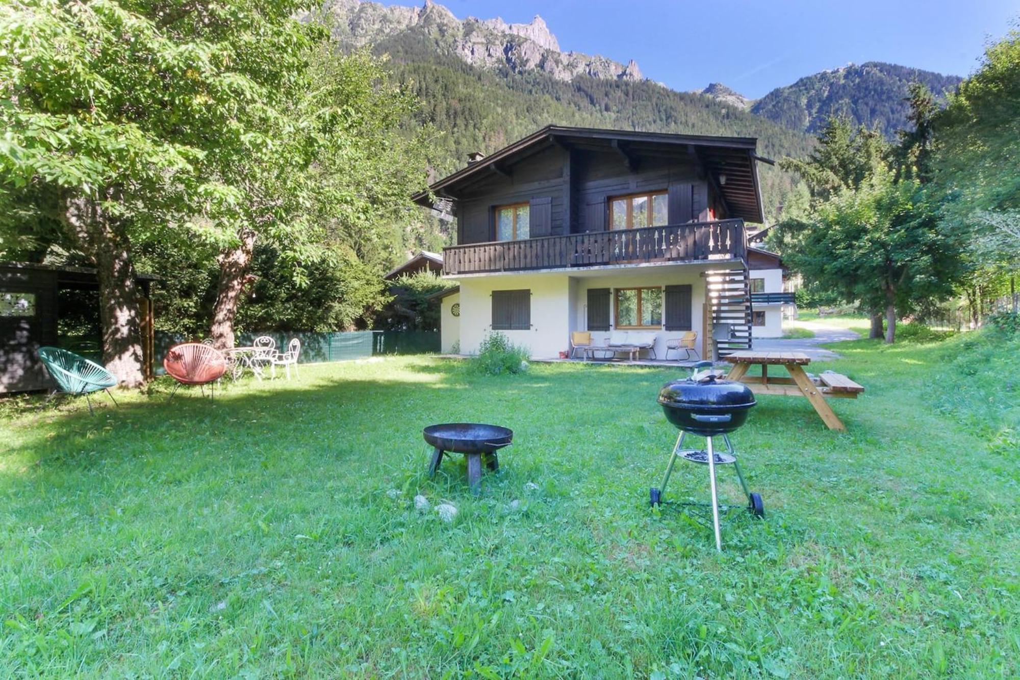 Apartmán Violette De Cham - Jardin Prive - Vue Mont Blanc Chamonix Exteriér fotografie